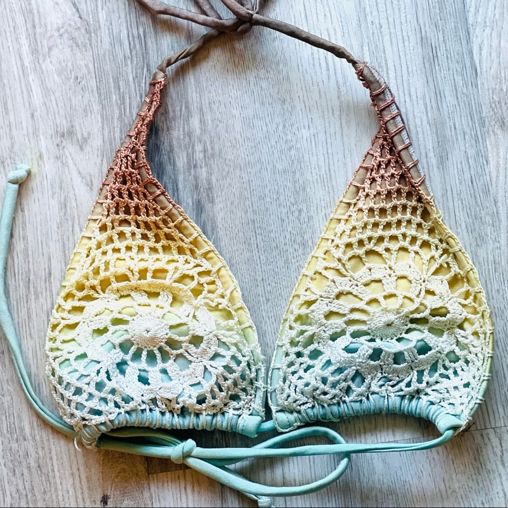 Playa by LaBlanca crocheted bikini top